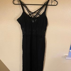 Killstar Black Pentagram Lace Dress